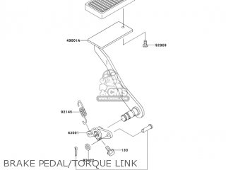 BRAKE PEDAL/TORQUE LINK - VN1500N4 VULCAN 1500 CLASSIC 2005 USA CALIFORNIA CANADA