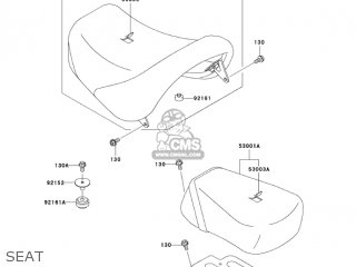 SEAT - VN1500N4 VULCAN 1500 CLASSIC 2005 USA CALIFORNIA CANADA