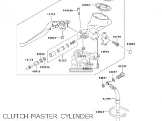 CLUTCH MASTER CYLINDER - VN1500N4 VULCAN 1500 CLASSIC 2005 USA CALIFORNIA CANADA