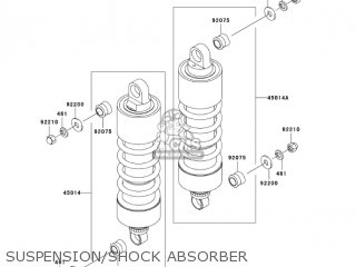 SUSPENSION/SHOCK ABSORBER - VN1500N4 VULCAN 1500 CLASSIC 2005 USA CALIFORNIA CANADA