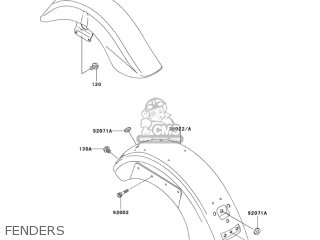 FENDERS - VN1500N4 VULCAN 1500 CLASSIC 2005 USA CALIFORNIA CANADA
