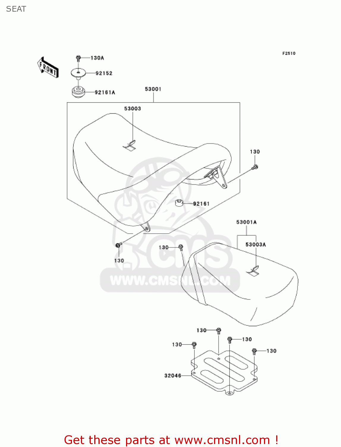 SEAT VN1500N6F VULCAN 1500 CLASSIC 2006 USA CALIFORNIA CANADA