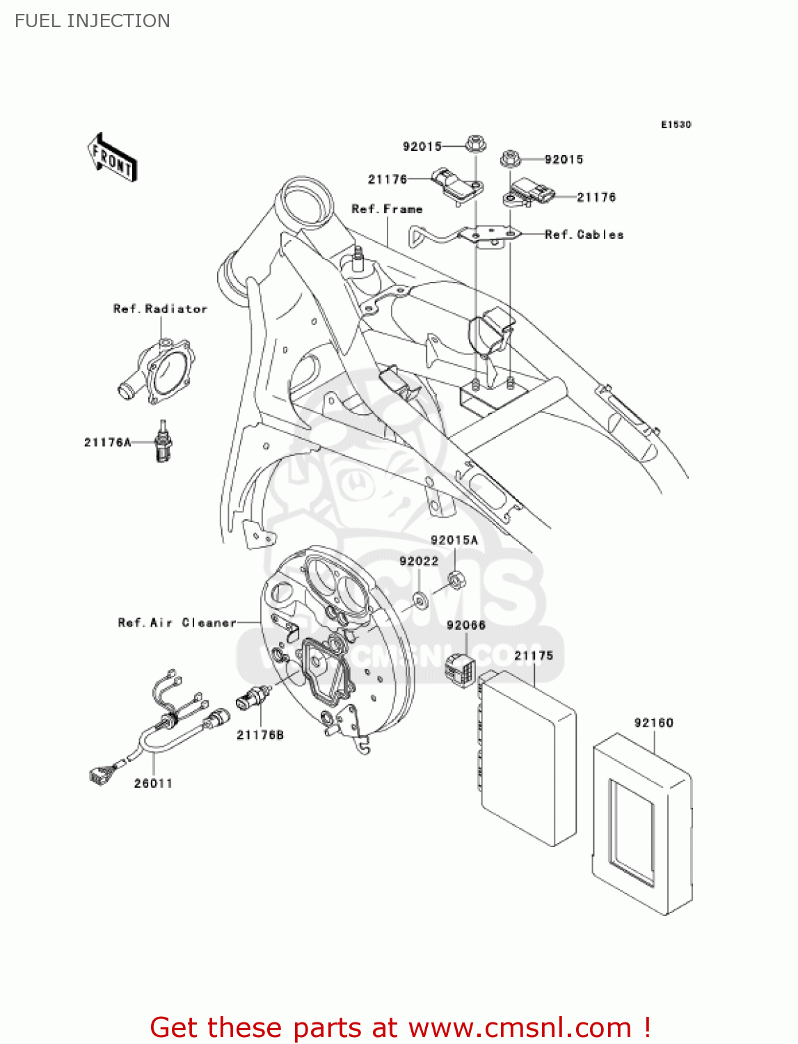 FUEL INJECTION VN1500N6F VULCAN 1500 CLASSIC 2006 USA CALIFORNIA CANADA