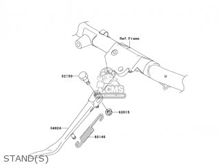 STAND(S) - VN1500N6F VULCAN 1500 CLASSIC 2006 USA CALIFORNIA CANADA