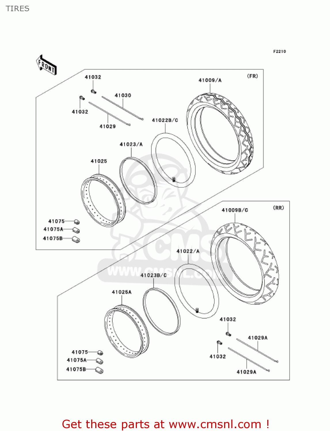 TIRES VN1500N7F VULCAN 1500 CLASSIC 2007 USA CALIFORNIA CANADA