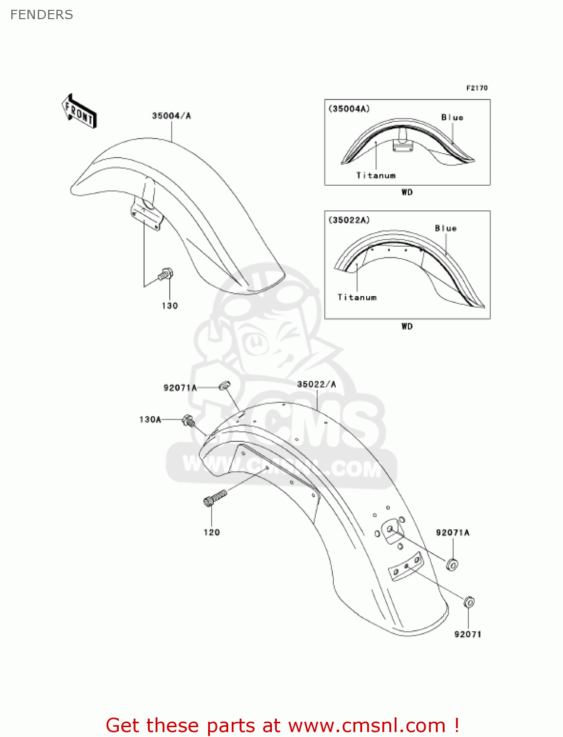 FENDERS VN1500N7F VULCAN 1500 CLASSIC 2007 USA CALIFORNIA CANADA