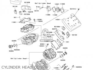 CYLINDER HEAD COVER - VN1500N7FA VULCAN 1500 CLASSIC 2007 USA CALIFORNIA CANADA