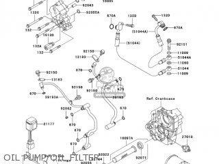 OIL PUMP/OIL FILTER - VN1500N7FA VULCAN 1500 CLASSIC 2007 USA CALIFORNIA CANADA