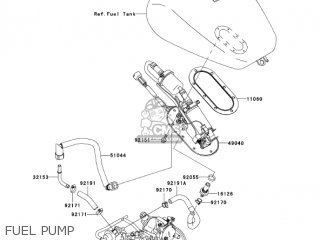 FUEL PUMP - VN1500N7FA VULCAN 1500 CLASSIC 2007 USA CALIFORNIA CANADA