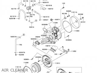 AIR CLEANER - VN1500N7FA VULCAN 1500 CLASSIC 2007 USA CALIFORNIA CANADA