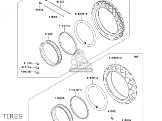 TIRES - VN1500N7FA VULCAN 1500 CLASSIC 2007 USA CALIFORNIA CANADA
