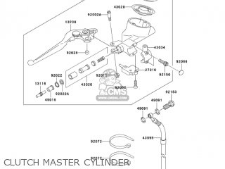 CLUTCH MASTER CYLINDER - VN1500N7FA VULCAN 1500 CLASSIC 2007 USA CALIFORNIA CANADA