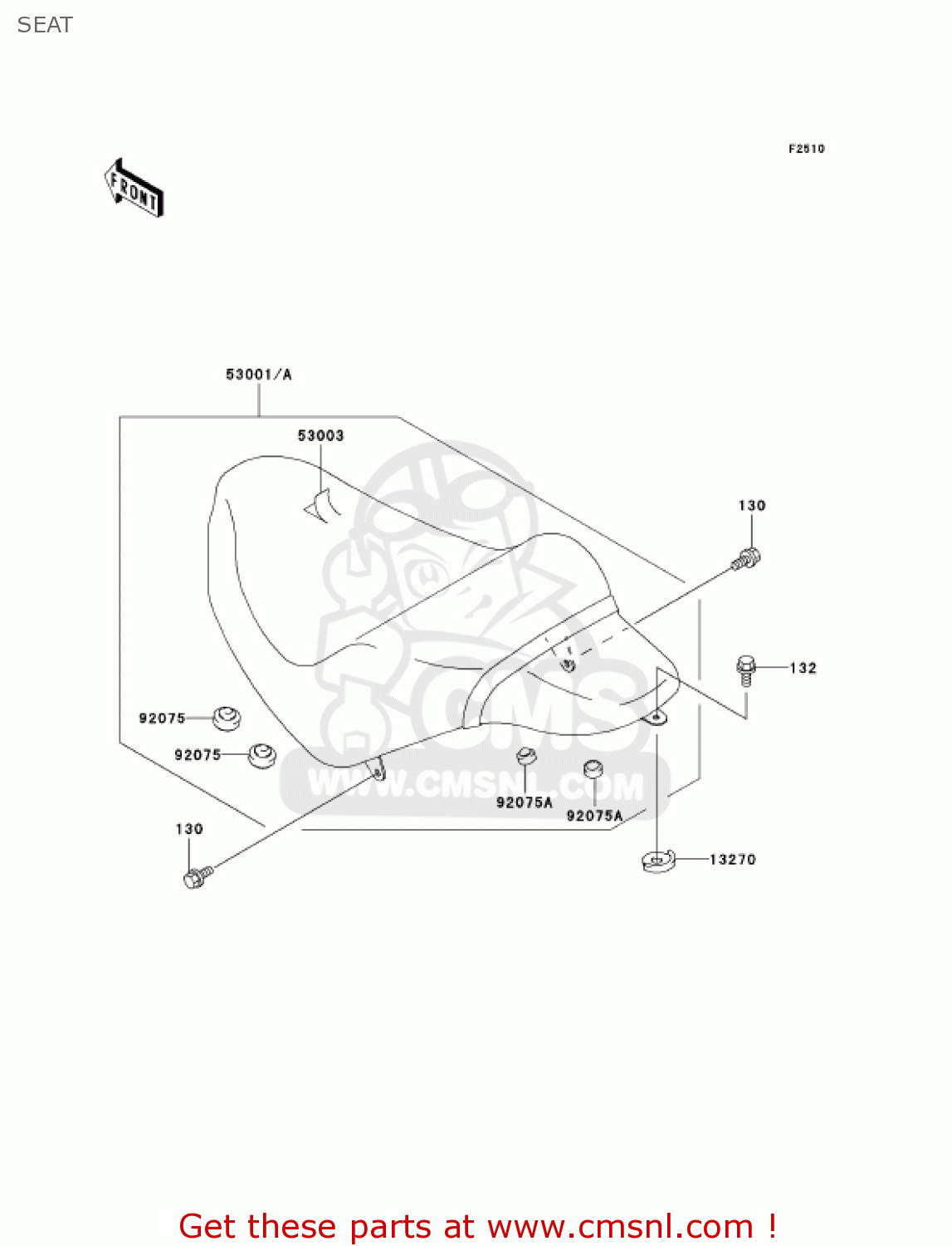 SEAT VN1500P1 VULCAN 1500 MEANSTREAK 2002 USA CALIFORNIA CANADA