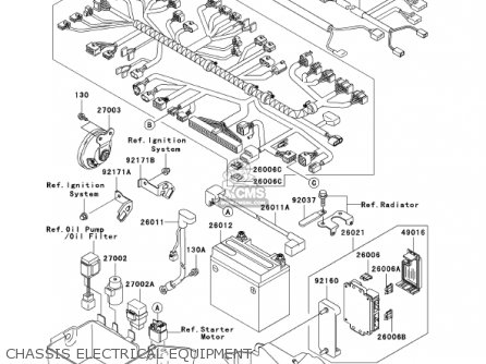 CHASSIS ELECTRICAL EQUIPMENT - VN1500P1 VULCAN 1500 MEANSTREAK 2002 USA CALIFORNIA CANADA