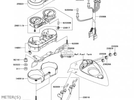 METER(S) - VN1500P1 VULCAN 1500 MEANSTREAK 2002 USA CALIFORNIA CANADA