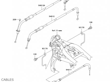 CABLES - VN1500P1 VULCAN 1500 MEANSTREAK 2002 USA CALIFORNIA CANADA