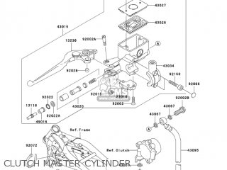 CLUTCH MASTER CYLINDER - VN1500P2 VULCAN 1500 MEANSTREAK 2003 USA CALIFORNIA CANADA