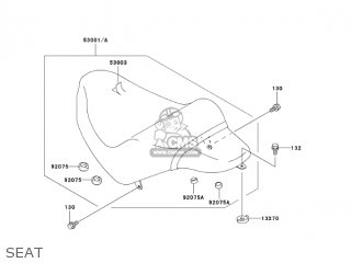 SEAT - VN1500P2 VULCAN 1500 MEANSTREAK 2003 USA CALIFORNIA CANADA