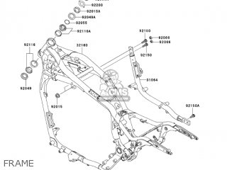FRAME - VN1500P2 VULCAN 1500 MEANSTREAK 2003 USA CALIFORNIA CANADA