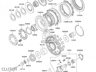 CLUTCH - VN1500P2 VULCAN 1500 MEANSTREAK 2003 USA CALIFORNIA CANADA