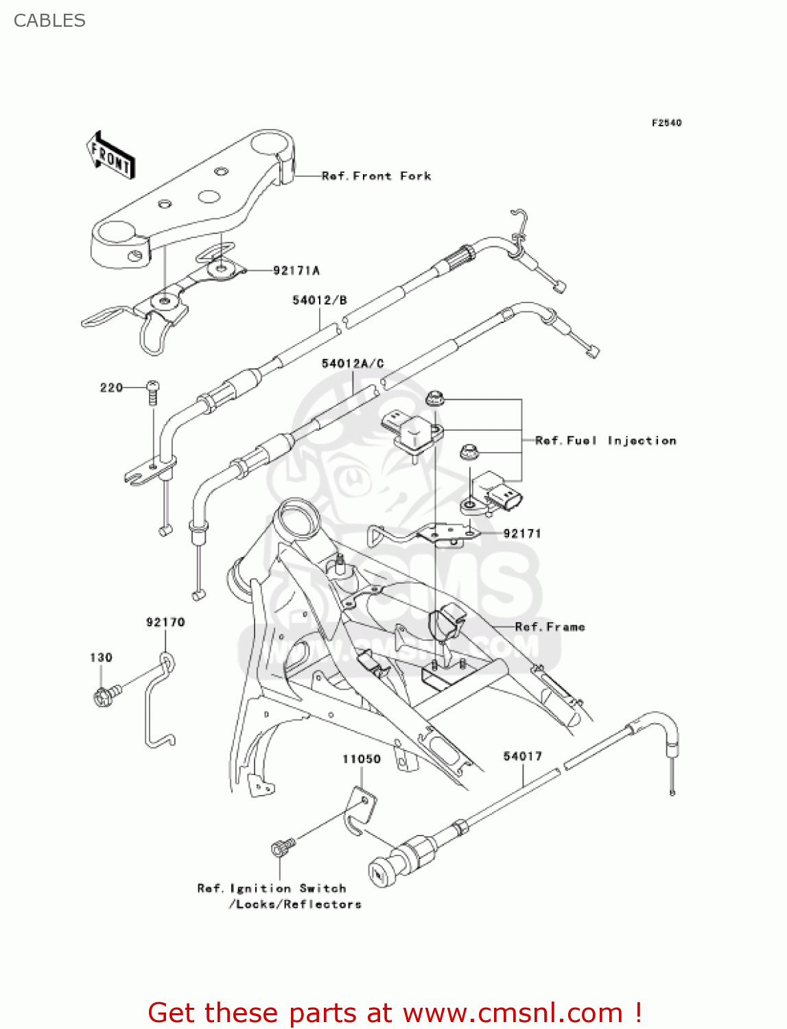 CABLES VN1500R1 VULCAN 1500 DRIFTER 2001 USA CALIFORNIA CANADA