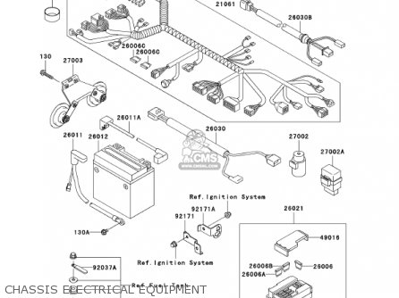 CHASSIS ELECTRICAL EQUIPMENT - VN1500R1 VULCAN 1500 DRIFTER 2001 USA CALIFORNIA CANADA