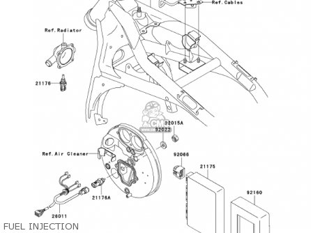 FUEL INJECTION - VN1500R2 VULCAN 1500 DRIFTER 2002 USA CALIFORNIA CANADA