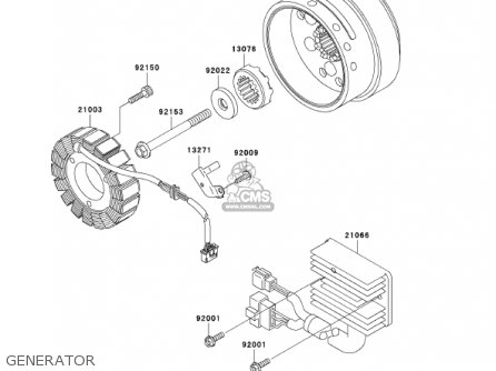 GENERATOR - VN1500R2 VULCAN 1500 DRIFTER 2002 USA CALIFORNIA CANADA