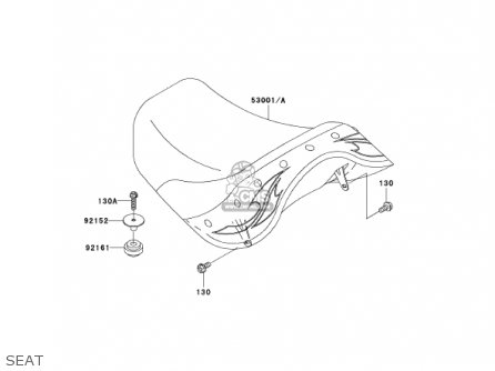 SEAT - VN1500R2 VULCAN 1500 DRIFTER 2002 USA CALIFORNIA CANADA