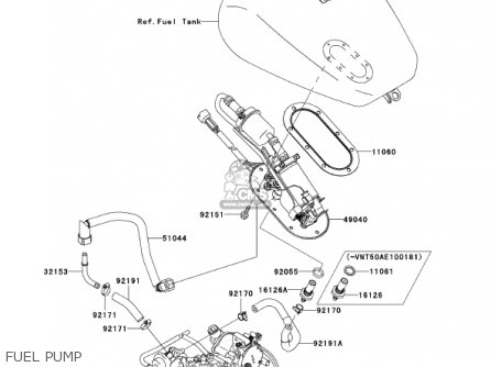FUEL PUMP - VN1500R2 VULCAN 1500 DRIFTER 2002 USA CALIFORNIA CANADA