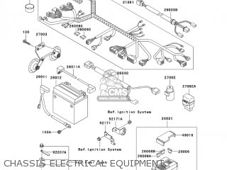 CHASSIS ELECTRICAL EQUIPMENT - VN1500R3 VULCAN 1500 DRIFTER 2003 USA CALIFORNIA CANADA
