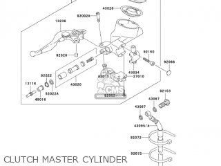 CLUTCH MASTER CYLINDER - VN1500R3 VULCAN 1500 DRIFTER 2003 USA CALIFORNIA CANADA