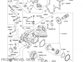 FRONT BEVEL GEAR - VN1500R3 VULCAN 1500 DRIFTER 2003 USA CALIFORNIA CANADA