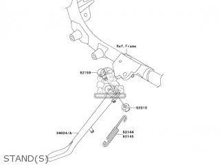 STAND(S) - VN1500R3 VULCAN 1500 DRIFTER 2003 USA CALIFORNIA CANADA