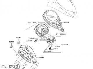 METER(S) - VN1500R3 VULCAN 1500 DRIFTER 2003 USA CALIFORNIA CANADA