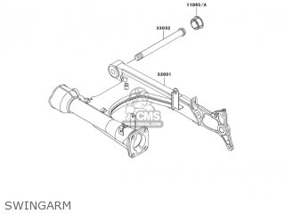 SWINGARM - VN1500R3 VULCAN 1500 DRIFTER 2003 USA CALIFORNIA CANADA