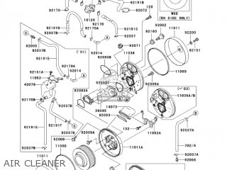 AIR CLEANER - VN1500R4 VULCAN 1500 DRIFTER 2004 USA CALIFORNIA