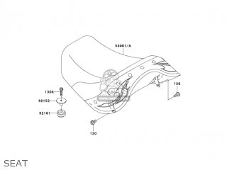 SEAT - VN1500R4 VULCAN 1500 DRIFTER 2004 USA CALIFORNIA