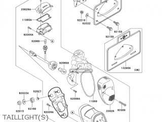 TAILLIGHT(S) - VN1500R4 VULCAN 1500 DRIFTER 2004 USA CALIFORNIA