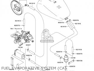 FUEL EVAPORATIVE SYSTEM (CA) - VN1500R4 VULCAN 1500 DRIFTER 2004 USA CALIFORNIA