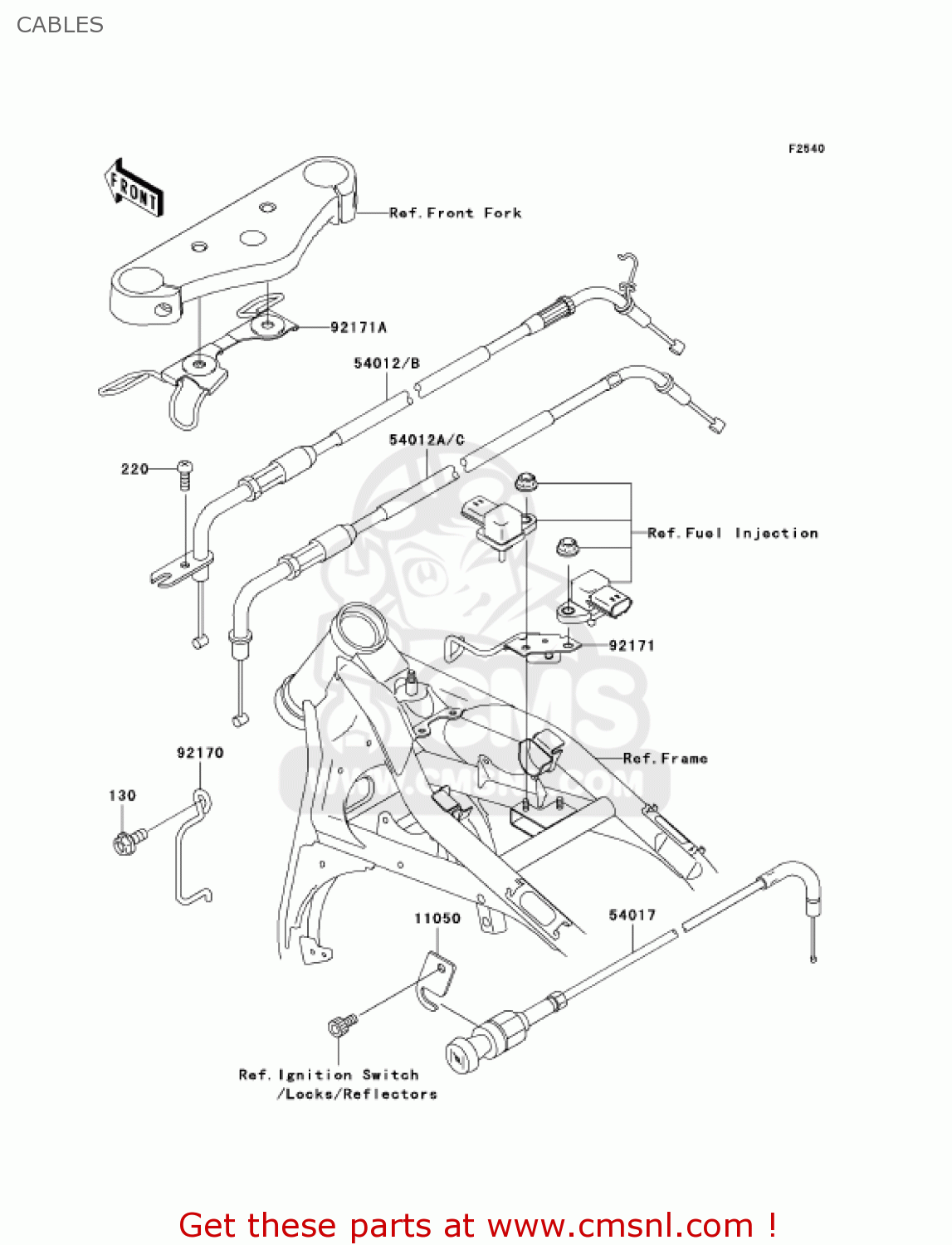 CABLES VN1500R5 VULCAN 1500 DRIFTER 2005 USA CALIFORNIA