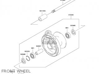 FRONT WHEEL - VN1500R5 VULCAN 1500 DRIFTER 2005 USA CALIFORNIA
