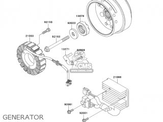 GENERATOR - VN1500R5 VULCAN 1500 DRIFTER 2005 USA CALIFORNIA