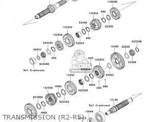 TRANSMISSION (R2-R5) - VN1500R5 VULCAN 1500 DRIFTER 2005 USA CALIFORNIA