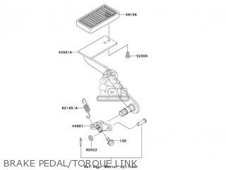 BRAKE PEDAL/TORQUE LINK - VN1500R5 VULCAN 1500 DRIFTER 2005 USA CALIFORNIA