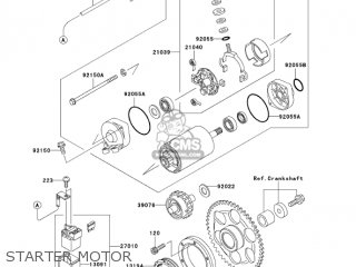 STARTER MOTOR - VN1500R5 VULCAN 1500 DRIFTER 2005 USA CALIFORNIA