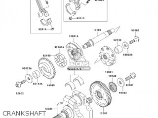 CRANKSHAFT - VN1500R5 VULCAN 1500 DRIFTER 2005 USA CALIFORNIA