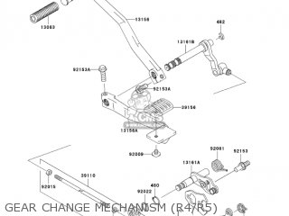 GEAR CHANGE MECHANISM (R4/R5) - VN1500R5 VULCAN 1500 DRIFTER 2005 USA CALIFORNIA