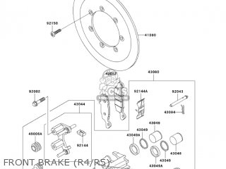 FRONT BRAKE (R4/R5) - VN1500R5 VULCAN 1500 DRIFTER 2005 USA CALIFORNIA