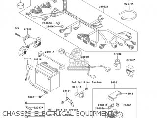 CHASSIS ELECTRICAL EQUIPMENT - VN1500T6F VULCAN 1500 CLASSIC 2006 USA CALIFORNIA CANADA
